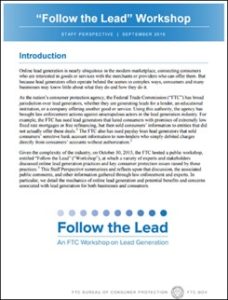 Follow the Lead Workshop