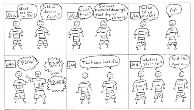 comic about comic sales